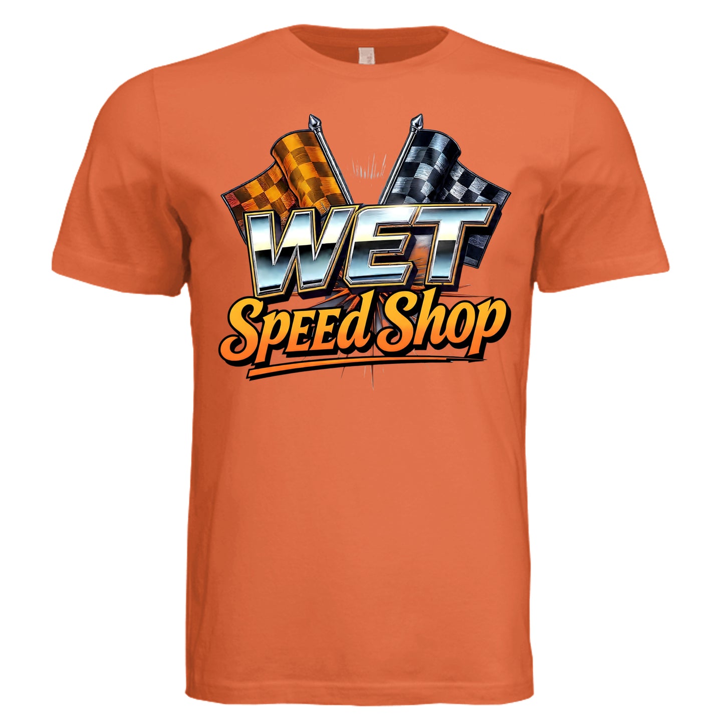 Solid Orange Triblend - 3413C - FRONT